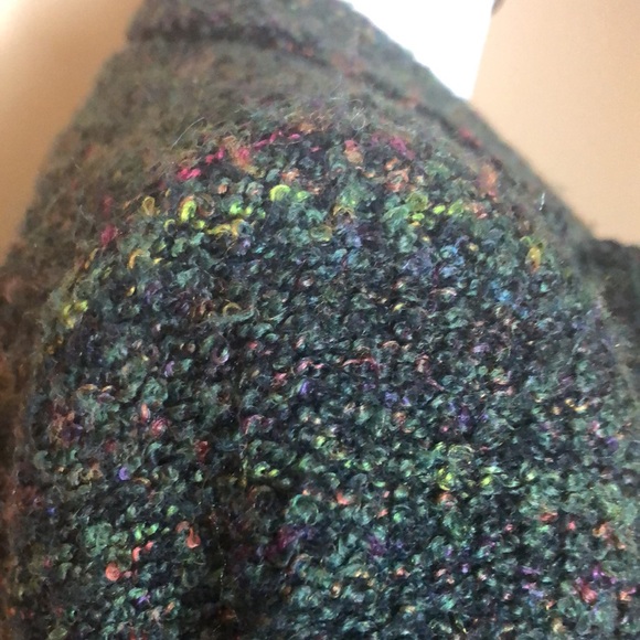 Vtg SAG HARBOR size 10 Boucle nubby KNIT Plaid & Rainbow Fully Lined Career NEW - Picture 8 of 16